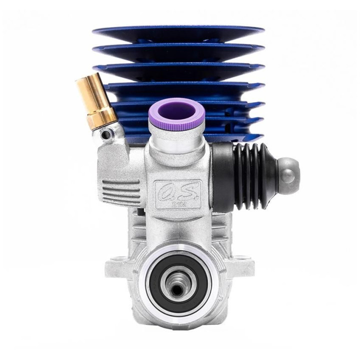 OS MAX R21 V2 samotný motor (stříbrná verze s modrou hlavou)