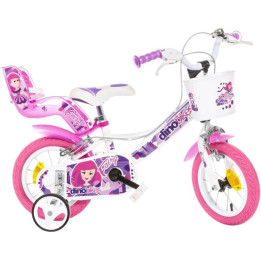DINO Bikes - Dětské kolo 12" Fairy bílé