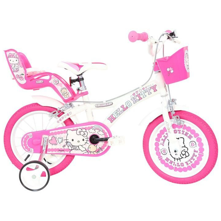 DINO Bikes - Dětské kolo 14" Hello Kitty