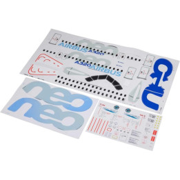E-flite samolepky: Airbus A320neo 1.5m Airliner 64mm EDF Jet