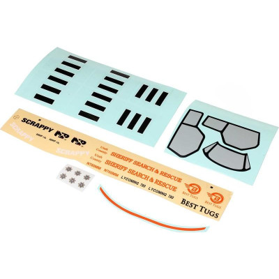 E-flite samolepky: Micro Scrappy 800