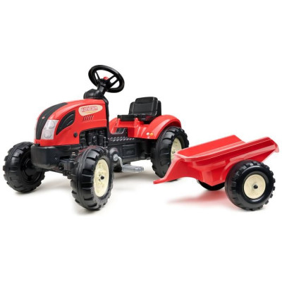 FALK - Šlapací traktor Kiddy Farm s vlečkou