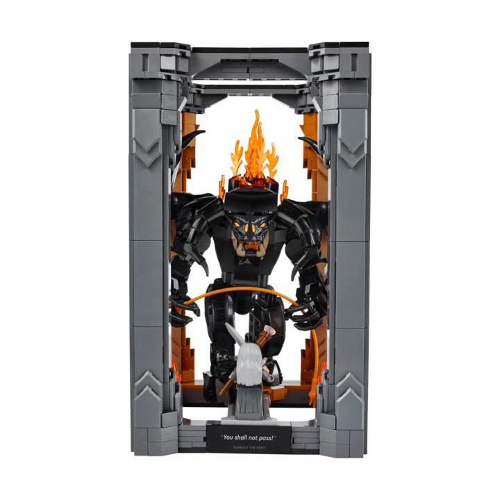 LEGO Icons - Knižní zarážka: Pán prstenů – Balrog™