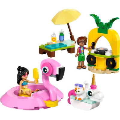 LEGO Friends - Zábava u bazénu s jednorožcem a plameňákem