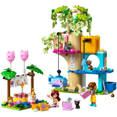 LEGO Friends - Kočičí narozeninová oslava a dům na stromě