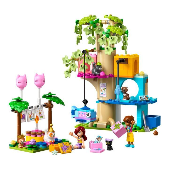 LEGO Friends - Kočičí narozeninová oslava a dům na stromě