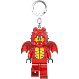 LEGO svítící klíčenka - Červený drak