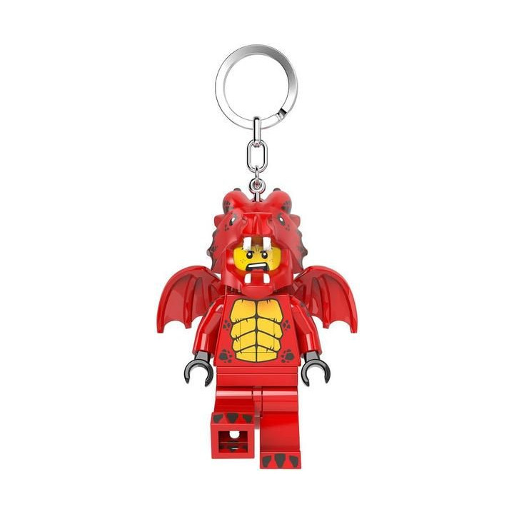 LEGO svítící klíčenka - Červený drak