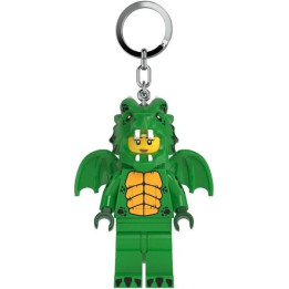 LEGO svítící klíčenka - Zelená dračice