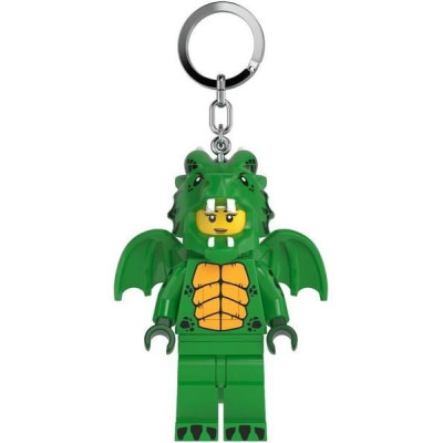 LEGO svítící klíčenka - Zelená dračice