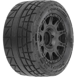 Pro-Line kolo s pneu 1:18 Menace Street H12mm, disk černý (4): Granite GROM