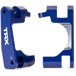 Traxxas těhlice přední hliníková modrá (pár) (pro NO9080)