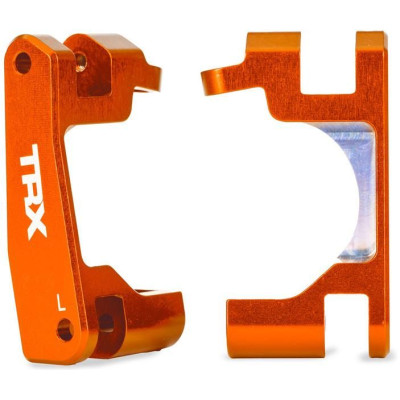 Traxxas těhlice přední hliníková oranžová (pár) (pro NO9080)