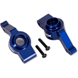 Traxxas těhlice zadní hliníková modrá (pár) (pro NO9080)