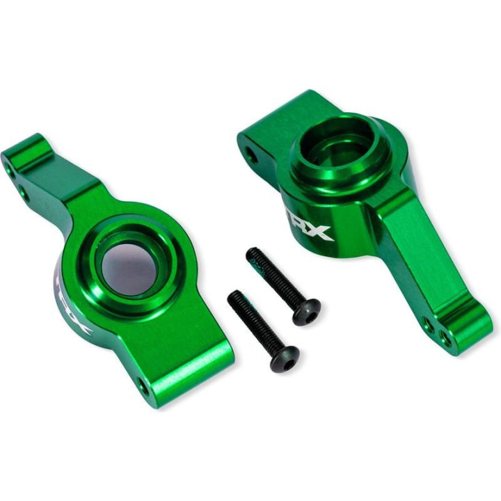 Traxxas těhlice zadní hliníková zelená (pár) (pro NO9080)