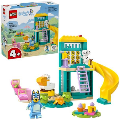 LEGO Bluey - Bluey, Chloe a zábava na hřišti
