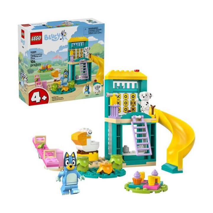 LEGO Bluey - Bluey, Chloe a zábava na hřišti