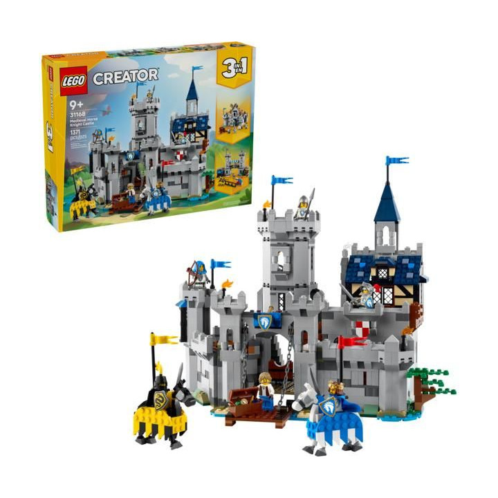 LEGO Creator - Středověký hrad a rytíři na koních