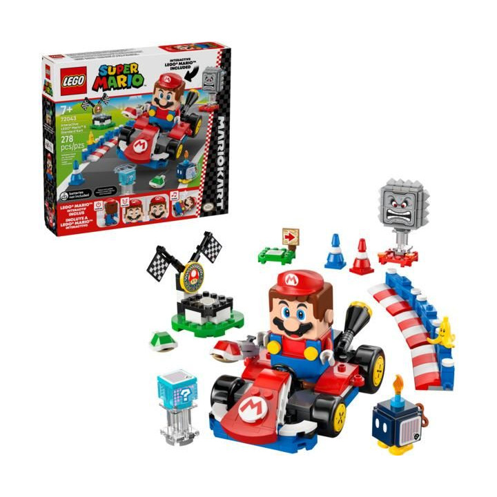 LEGO Super Mario - Mario Kart™ – Interaktivní LEGO Mario™ a Standard Kart