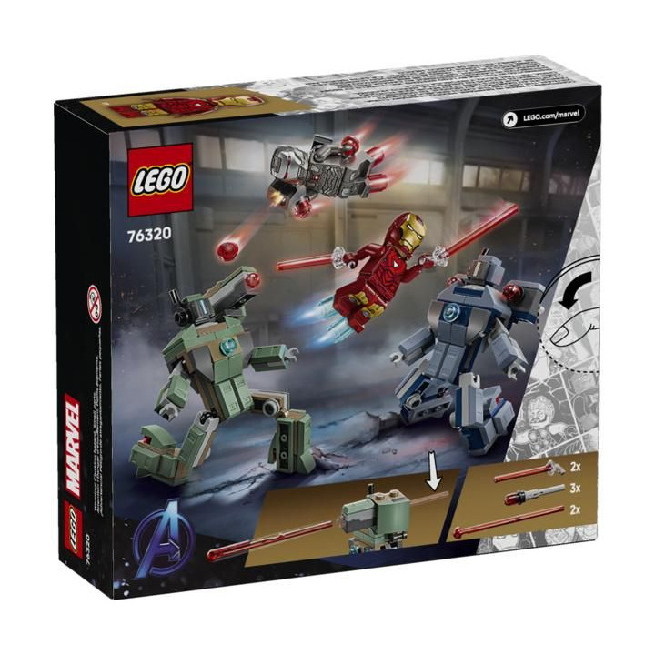 LEGO Marvel - Iron Man a War Machine vs. Hammerovy Drony