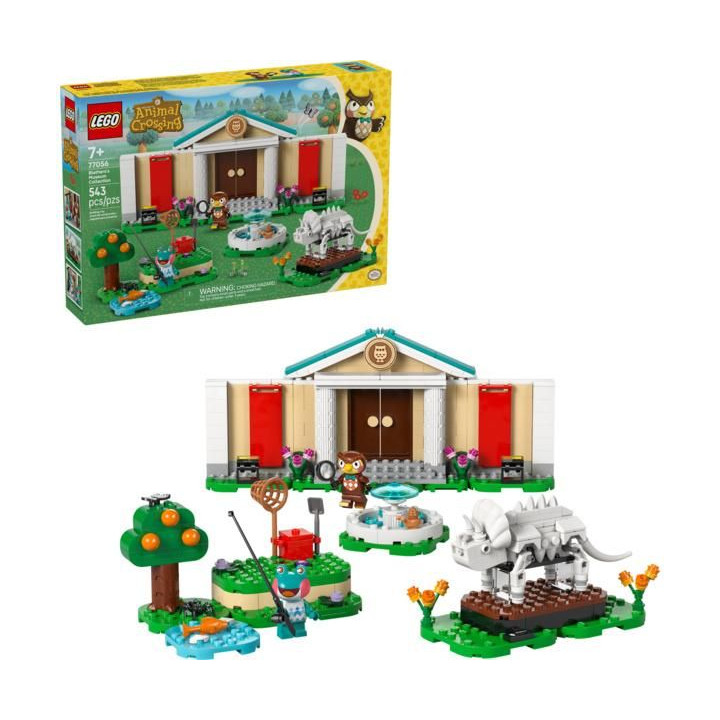 LEGO Animal Crossing - Blathers a jeho muzejní sbírka