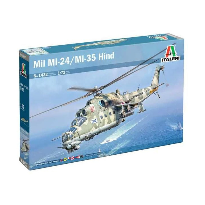 Model Kit vrtulník 1432 - Mil Mi-24 P /Mil Mi - 35 P (1:72)