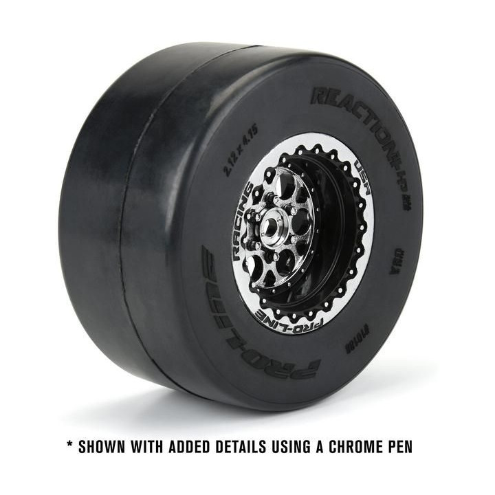 Pro-Line disk 2.2/3.0" Showtime+ Wide zadní H12 černý (2)