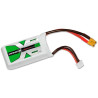 LiPo akumulátorová sada ManiaX se zatížitelností 30/60C, nabíjení 1-3C, max. 5C. Tříčlánek 3S 11,1V 850 mAh, rozměry: 56x30x21mm, hmotnost: 72g, XT30 + servisní konektor JST-XH.