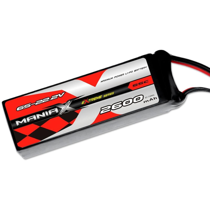 ManiaX Lipol 22.2V 2600mAh 55C
