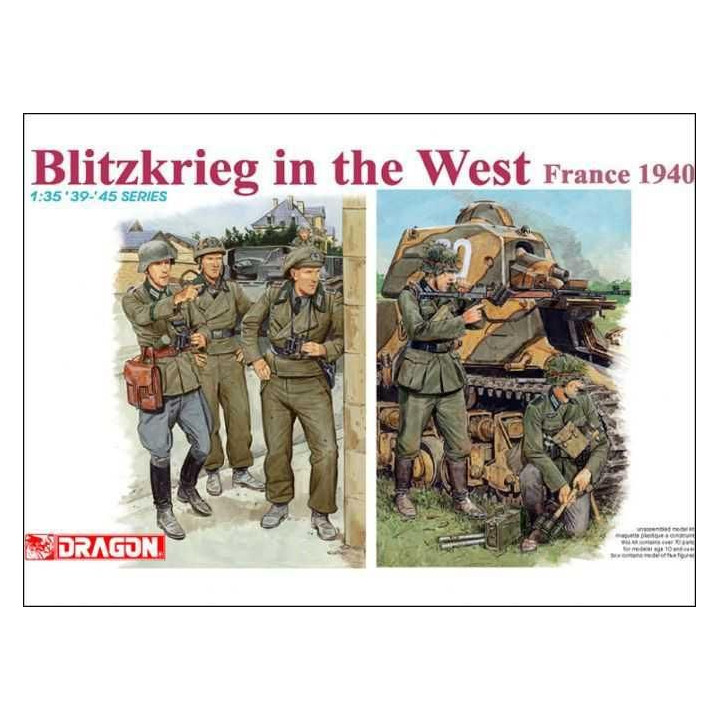 Model Kit figurky 6347 - BLITZKRIEG IN THE WEST (FRANCE 1940) (1:35)