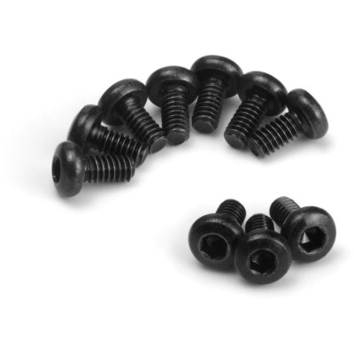 Imbusové šroubky s kulatou hlavou M2x4mm (10 ks)