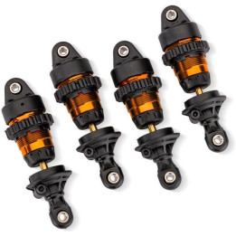 Traxxas tlumič Mini GTR hliníkový oranžový (4)