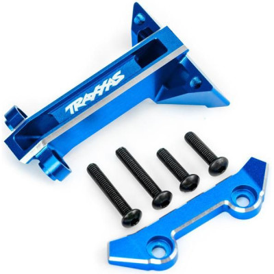 Traxxas výztuha držáku předních tlumičů hliníková modrá
