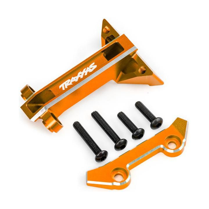 Traxxas výztuha držáku předních tlumičů hliníková oranžová