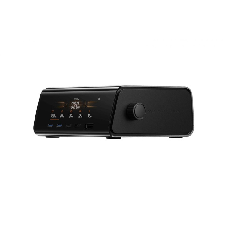 EcoFlow RAPID Pro Stolní nabíječka (320W, 5 Portů, GaN)