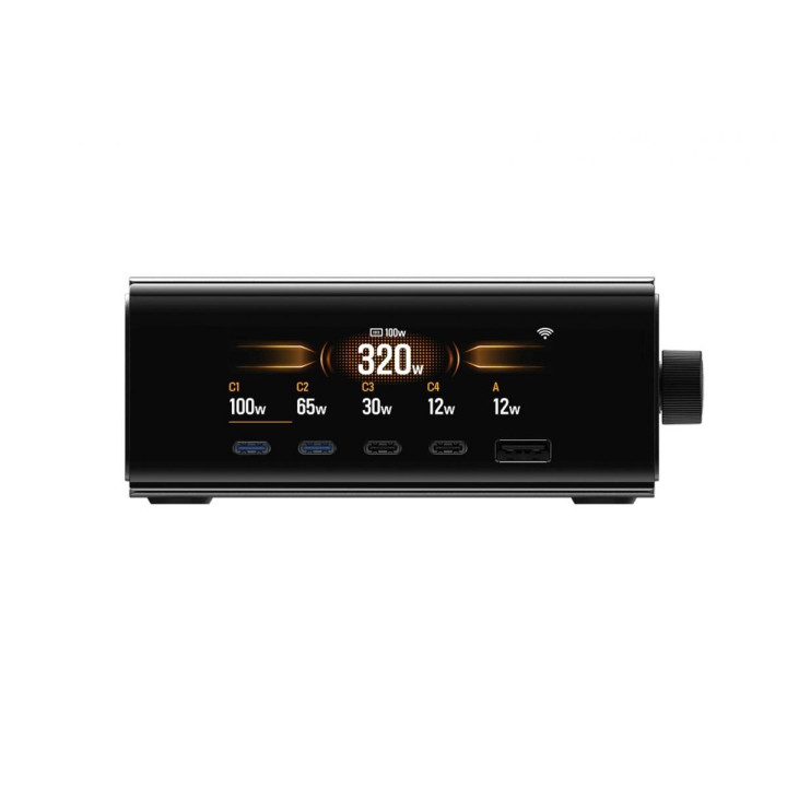 EcoFlow RAPID Pro Stolní nabíječka (320W, 5 Portů, GaN)