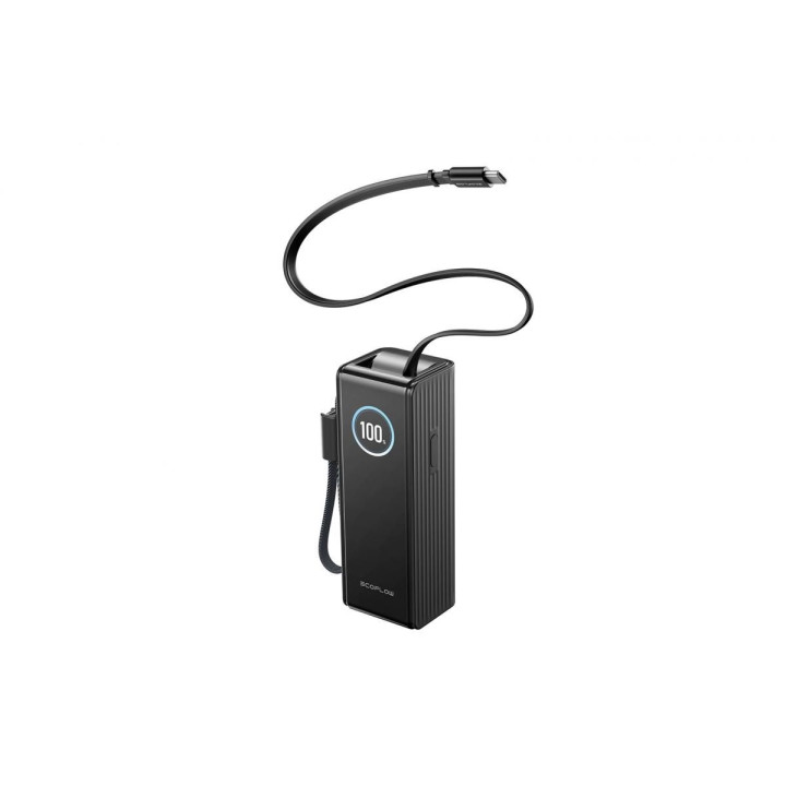 EcoFlow RAPID Power Banka (25000mAh,170W) 2x100W vestavěný USB-C kabel - černá