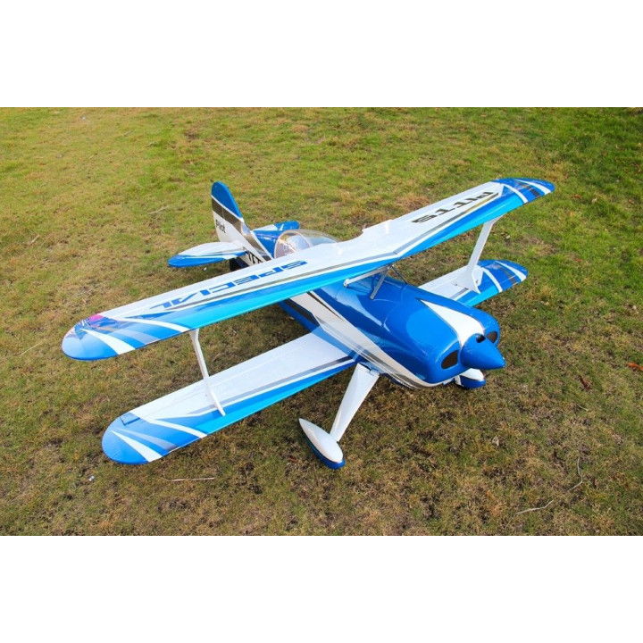 87" Pitts S2B Modrý (2,2m)