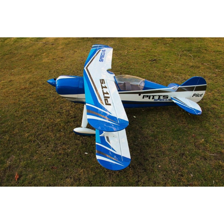 87" Pitts S2B Modrý (2,2m)