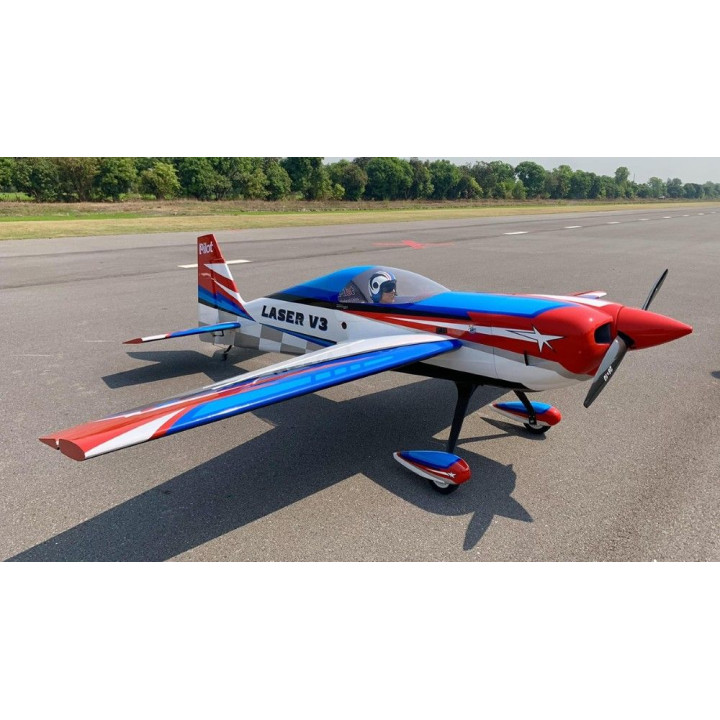103" Laser V3 2610mm 120cc Modro-Červený Ryu