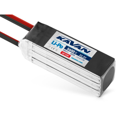 KAVAN - Li-Po 5600 mAh/22,2 V 60/120C, 124 Wh