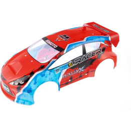 Karoserie lakovaná 1:10 Rally, červená