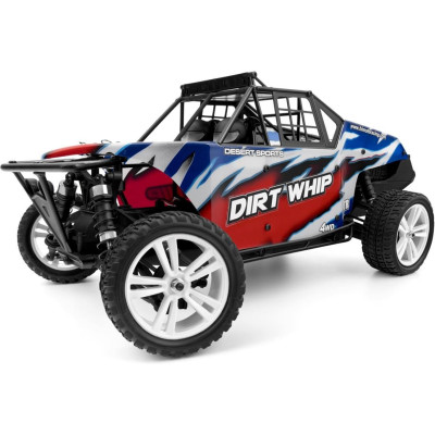 HiMOTO 1:10 Desert Buggy DIRT WHIP 2,4 GHz RTR set, modrá/červená