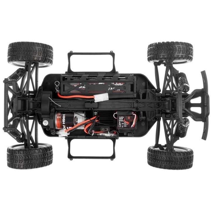 HiMOTO 1:10 Rally X 2,4 GHz RTR set, červená