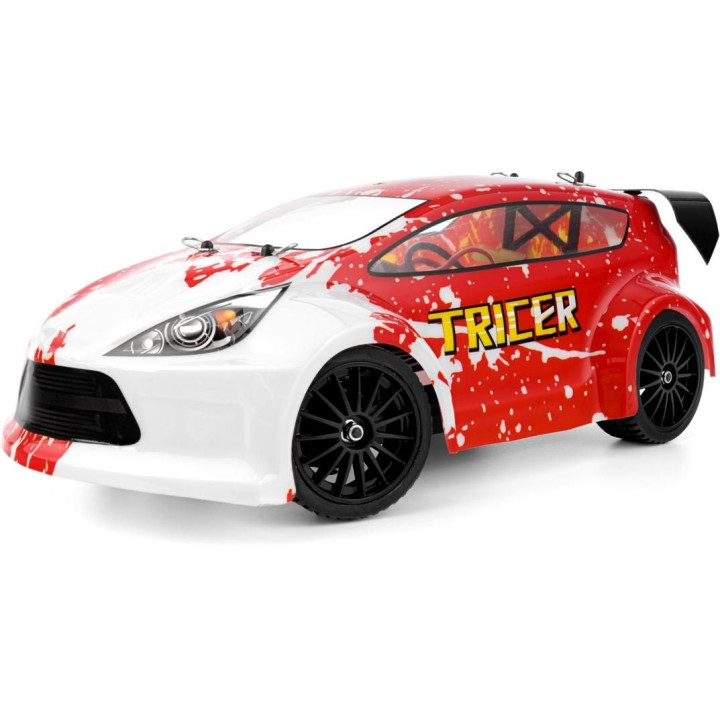 HiMOTO 1:18 Rally TRICER Brushless 2,4 GHz RTR set, červená