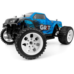 HiMOTO 1:10 Monster Truck EMXT-1 Brushless 2,4 GHz RTR set, modrá