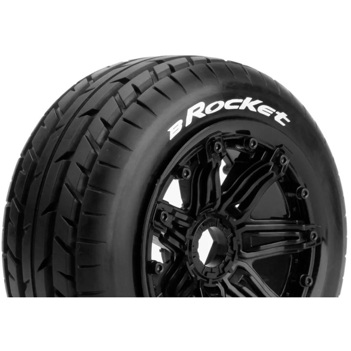B-ROCKET SPORT 1/5 Baja přední 24mm hex, černé disky, 2 ks