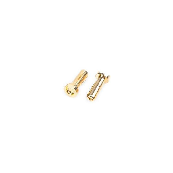 4mm/G4 Gold Works Team/zlaté konektory, 14mm, 4ks.