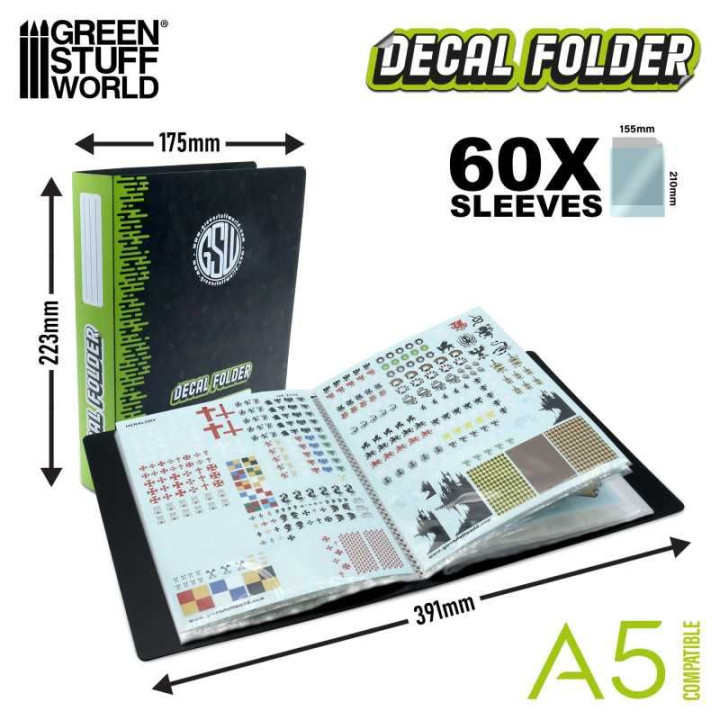 Zakladač na obtlačky A5 / Decal Folder A5