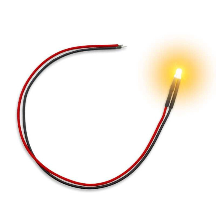 LED diódy BLIKAJÚCA ORANŽOVÁ - 3 mm 10ks